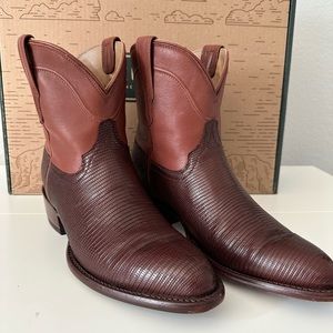 Tecovas The Casey lizard boots women’s size 10